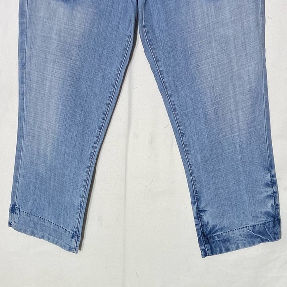 5/$25 Vintage Tommy Hilfiger Denim Light Wash Resa Capri Ragged Aged Wash 28 - Picture 2 of 13